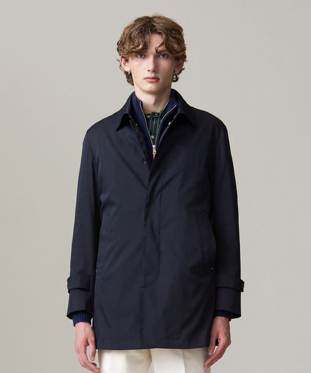 J.PRESS MEN 【デタッチャブル】スタンドフォールシートコート / ダウンライナー ネイビー系