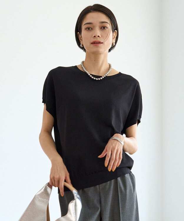 UNFILO スゴ機能 コンパクトニットT ブラック