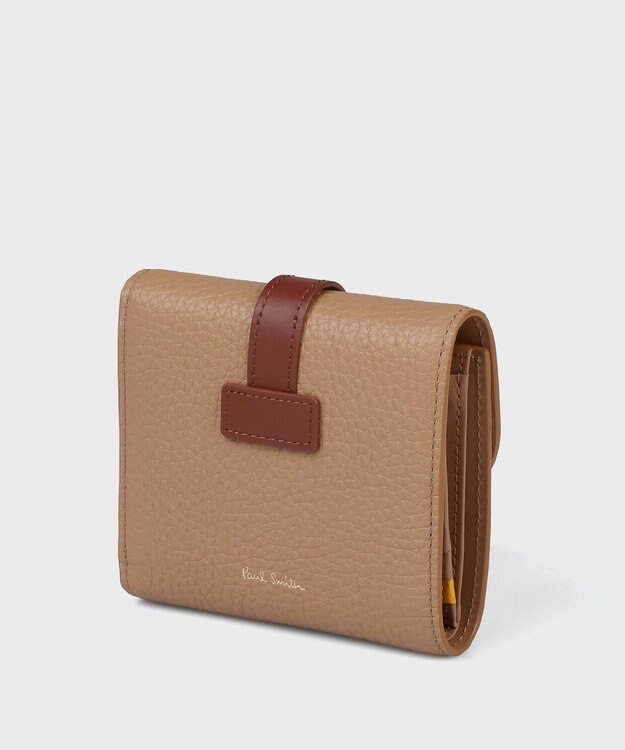 Paul Smith ベルトストラップ 2つ折り財布 ベージュ