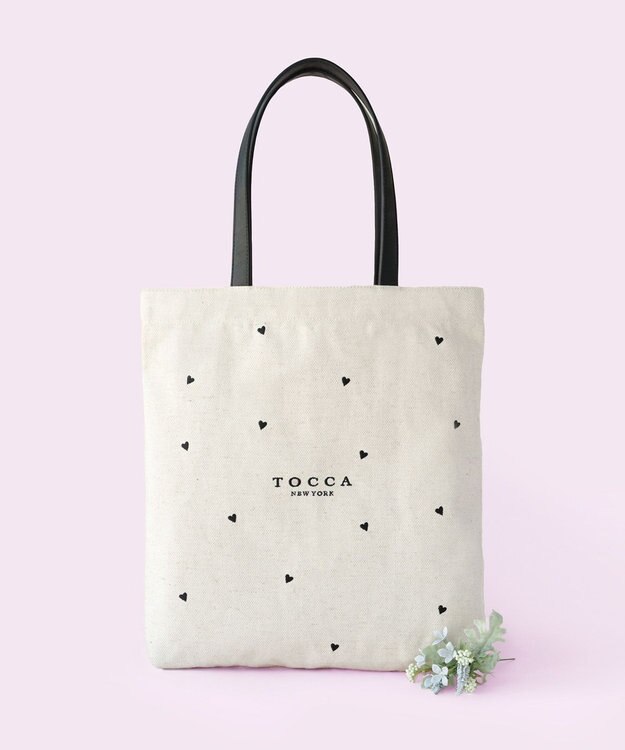 TOCCA 【WEB＆一部店舗限定・A4サイズ対応】CITTA CARINA TOTEBAG トートバッグ アイボリー系