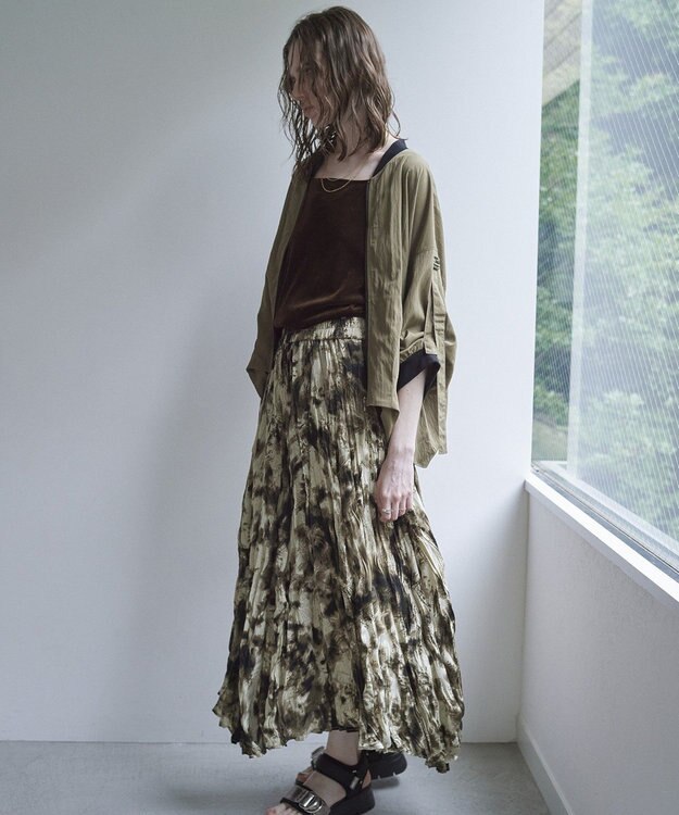 YECCA VECCA 【UVカット/接触冷感/遮熱】COOL5分袖MA-1 Charcoal Gray