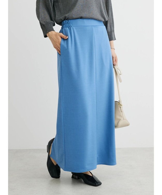Green Parks らくスレＩラインスカート Blue