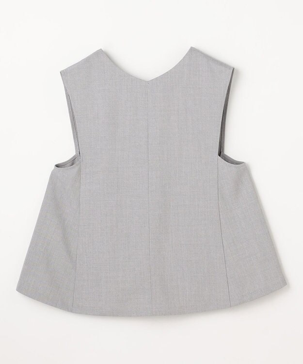 ANY 【2SET】ハンサムジレ×ワイドパンツセット シャンブレーグレー