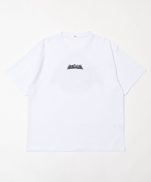 WEGO 【2点セット】アクセ付きアンサンブルグラフィックT（長袖） ホワイト