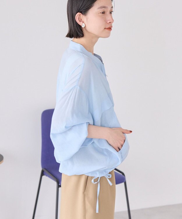 AMERICAN HOLIC 接触冷感シアースポーティーブルゾン Light Blue