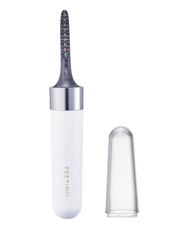 YAMATO テーブル＆キッチン 【フェスティノ】充電式ホットアイラッシュカーラー  ホワイト  SMHB-024-WH ホワイト