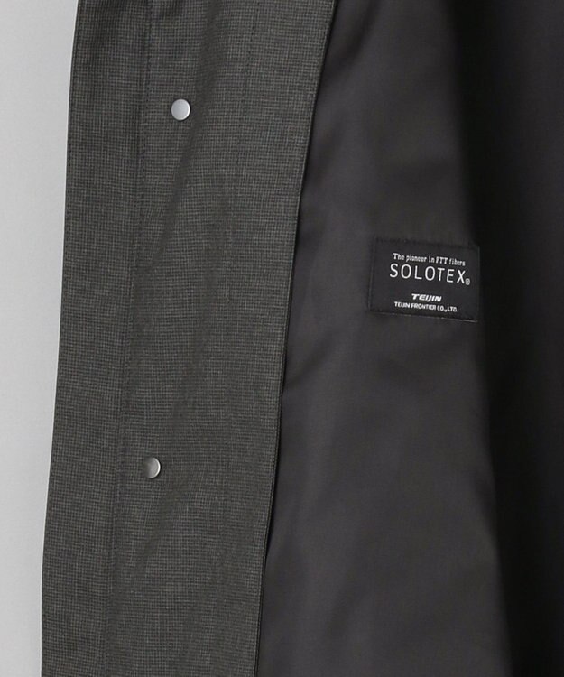 GOTAIRIKU 【帝人】SOLOTEXラミネートスタンドカラー コート グレー系