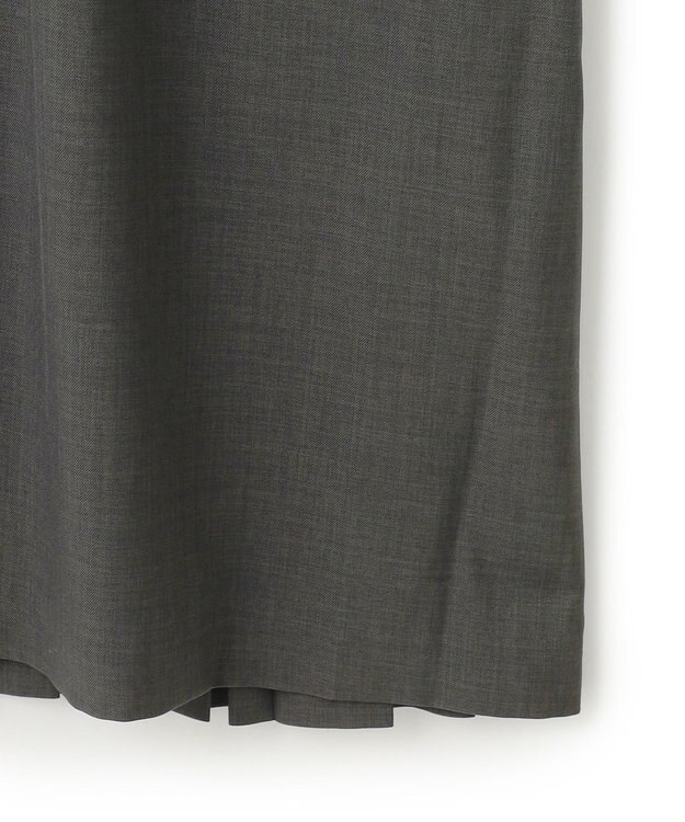 J.PRESS YORK STREET 【WOMEN】バックプリーツワンピース グレー系