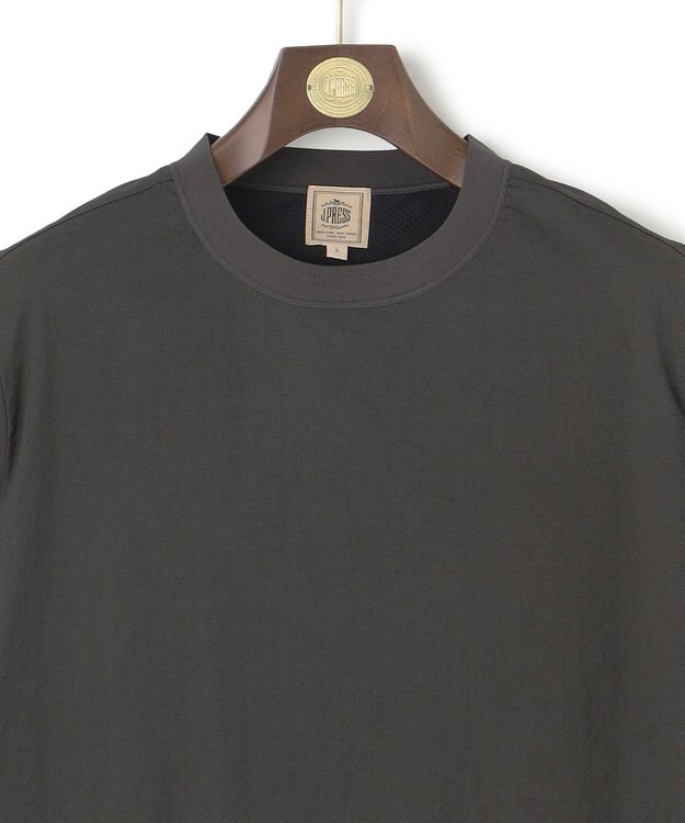 J.PRESS MEN 【MECHANICAL】【ビジネス対応 / ハイパワーストレッチ】アクティブTシャツ ダークグリーン系
