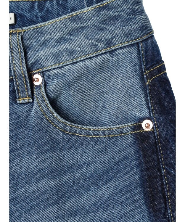 earth music&ecology サイドラインデニムパンツ Medium Indigo