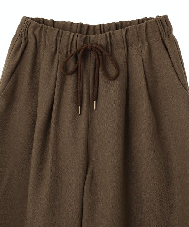 CRAFT STANDARD BOUTIQUE リネンライクワイドイージーパンツ Brown