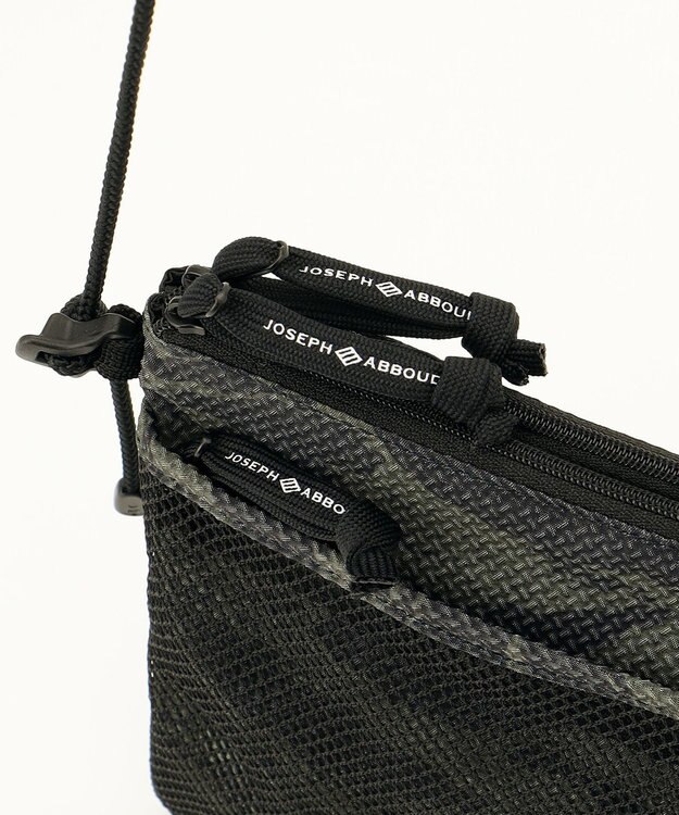 JOSEPH ABBOUD MOUNTAIN 【UNISEX】ECO撥水 3Ｄエンボスストレッチ サコッシュ カーキ系6