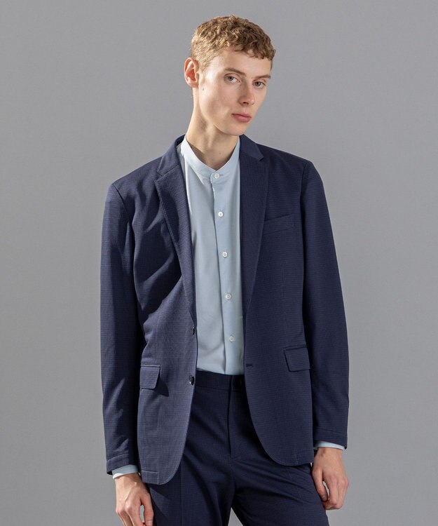 JOSEPH HOMME エアジャガードジャージー　ジャケット ネイビー系