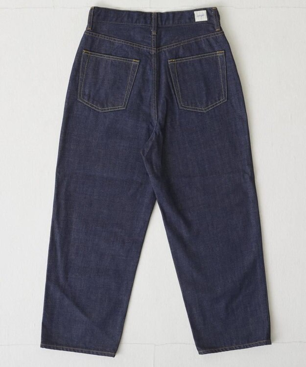 caqu FS ankle boy`s ハイウエストワイドストレートデニム re.birth