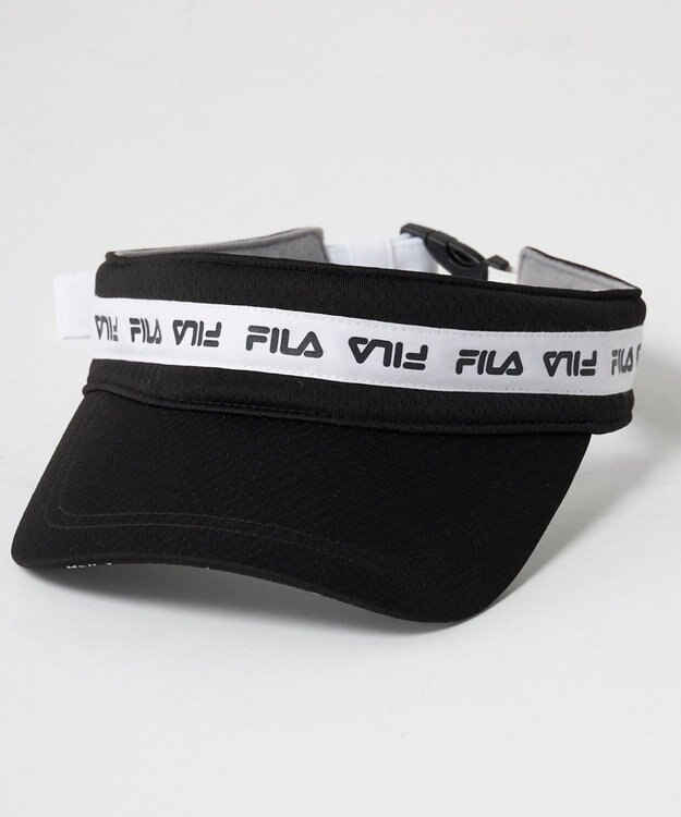 FILA GOLF／marie claire 【FILA GOLF】サンバイザー ブラック