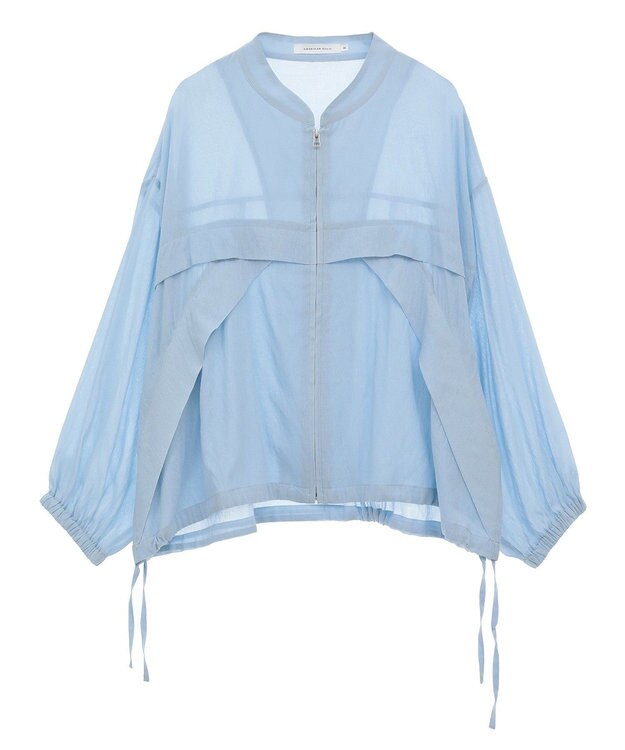 AMERICAN HOLIC 接触冷感シアースポーティーブルゾン Light Blue