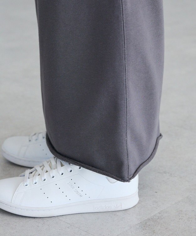 CRAFT STANDARD BOUTIQUE ダブルウェストカットソーロングスカート Dark Gray