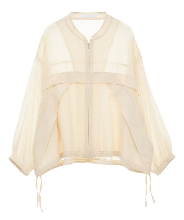 AMERICAN HOLIC 接触冷感シアースポーティーブルゾン Ivory