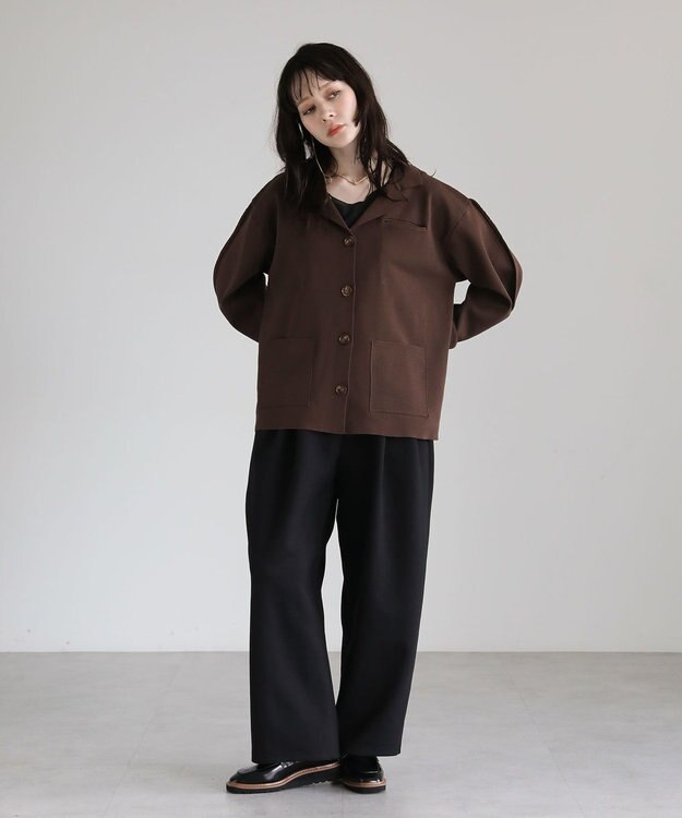 Green Parks ・ｍｉｎｉａ　厚底ビットローファー Black