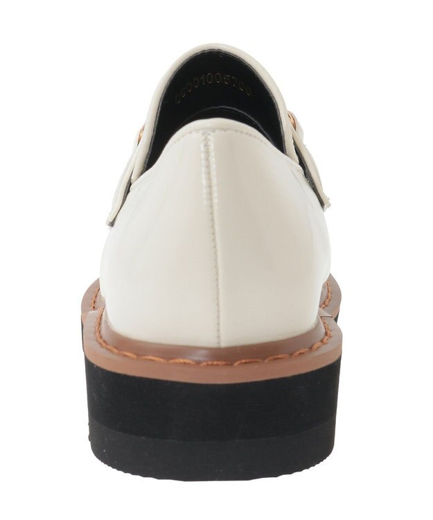 Green Parks ・ｍｉｎｉａ　厚底ビットローファー Ivory