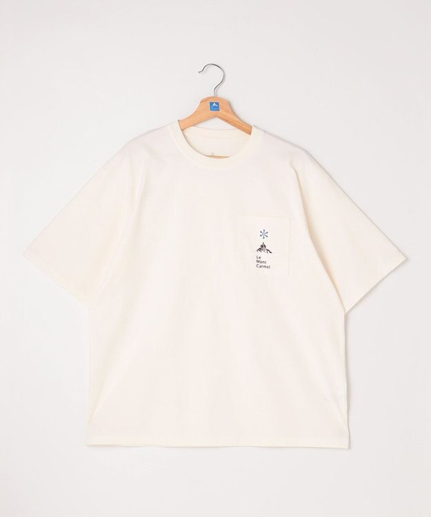 SHARE PARK MENS 【UVカット・吸水速乾・ストレッチ・軽量 】ポケットロゴTシャツ（L・XLサイズ） ホワイト系