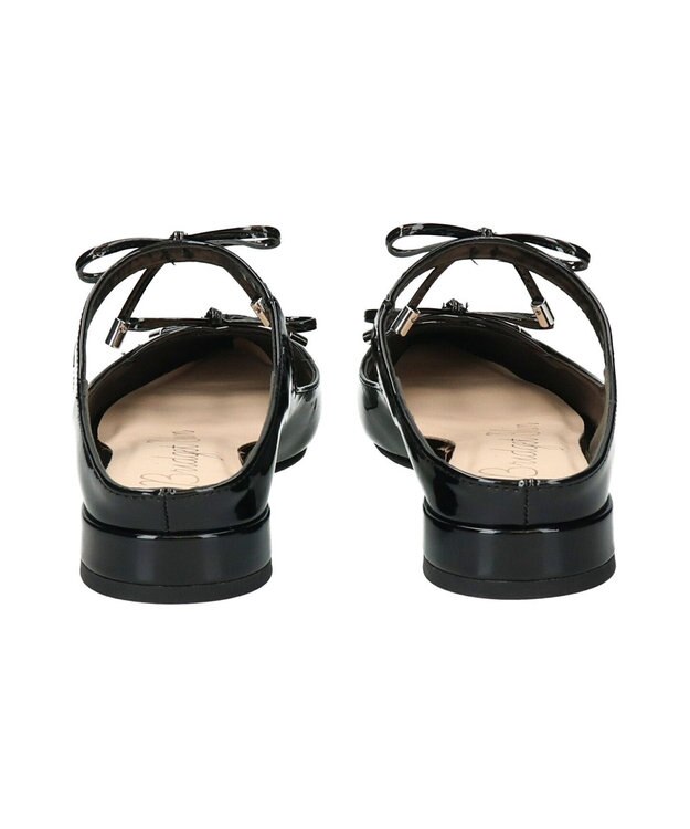 Bridget Birkin 【Bridget Birkin】ダブルリボンミュール ブラックエナメル