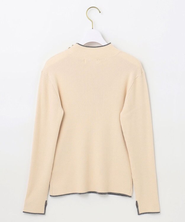 ANY SIS 【大人百花掲載 ヨンアさん着用】2SET ニットジャンスカ セット ライトグレー×アイボリー