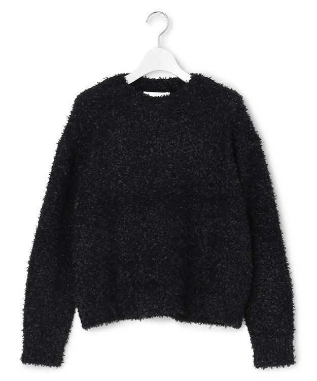 23区 L 【GOLD LABEL】リボンモールツイード ニット ブラック系