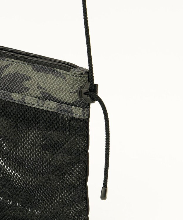 JOSEPH ABBOUD MOUNTAIN 【UNISEX】ECO撥水 3Ｄエンボスストレッチ サコッシュ カーキ系6