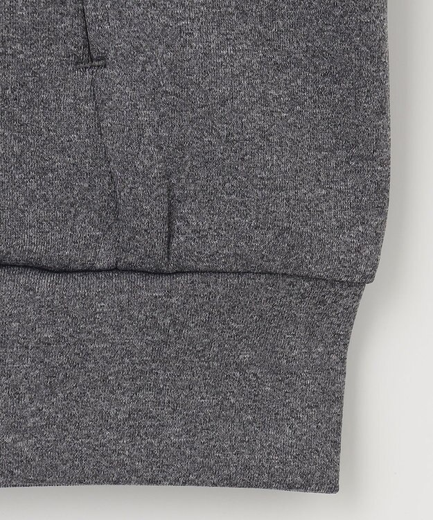 PW CIRCULUS 【MEN】【洗える/吸汗速乾/ストレッチ】ダンボール ロゴ ジップアップ パーカー ライトグレー系