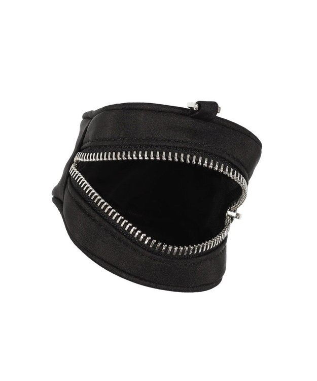 UNBILLION VERYコラボ カシュカシュ cachecache / ラインストーンストラップポーチセット ブラック