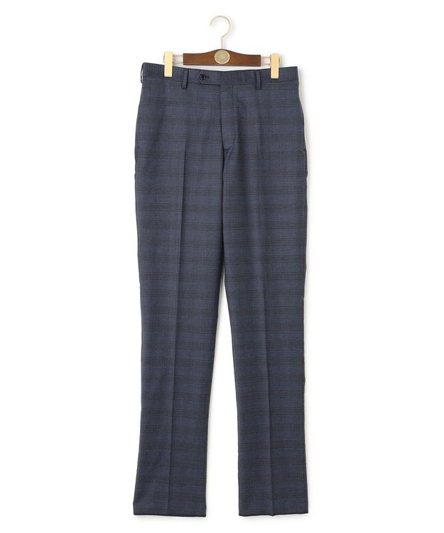 J.PRESS MEN 【J.PRESS MOVING】Albino Torello Viera グレナカートチェック スラックス ダルブルー系3