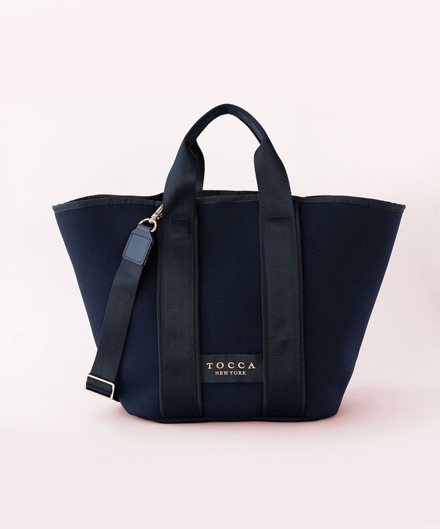 TOCCA 【WEB&一部店舗限定】COSTA BACKET TOTE トートバッグ ネイビー系