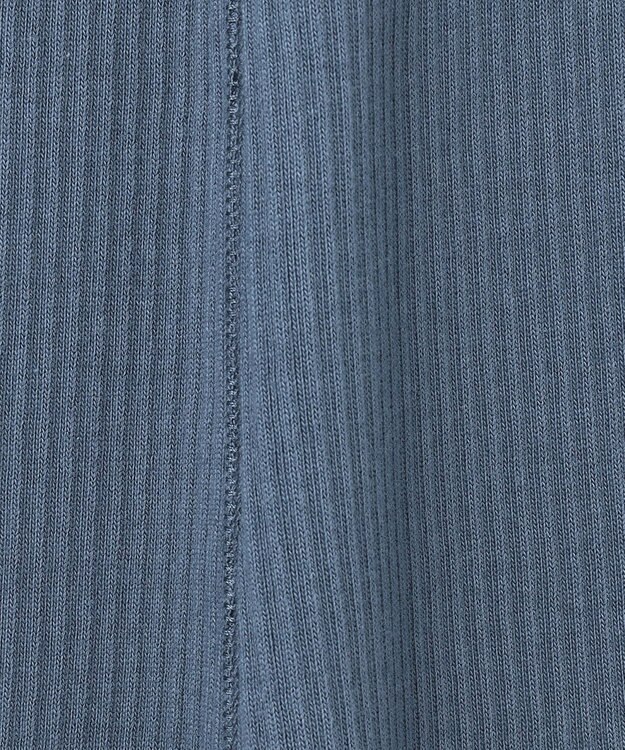 23区 L 【SLOW/一部店舗限定】ワイドリブジャージー スカート ダルブルー系