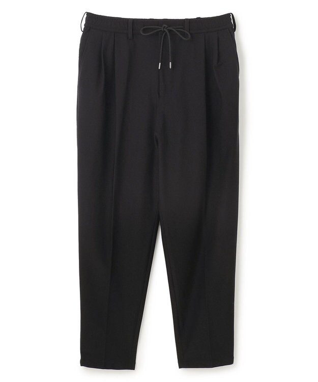 JOSEPH HOMME 新素材【抜群の通気性/360度ストレッチ】エアトールストレッチ ドロスト付ワイドテーパードパンツ/ ORIGIN CONVERTIBLE ブラック系