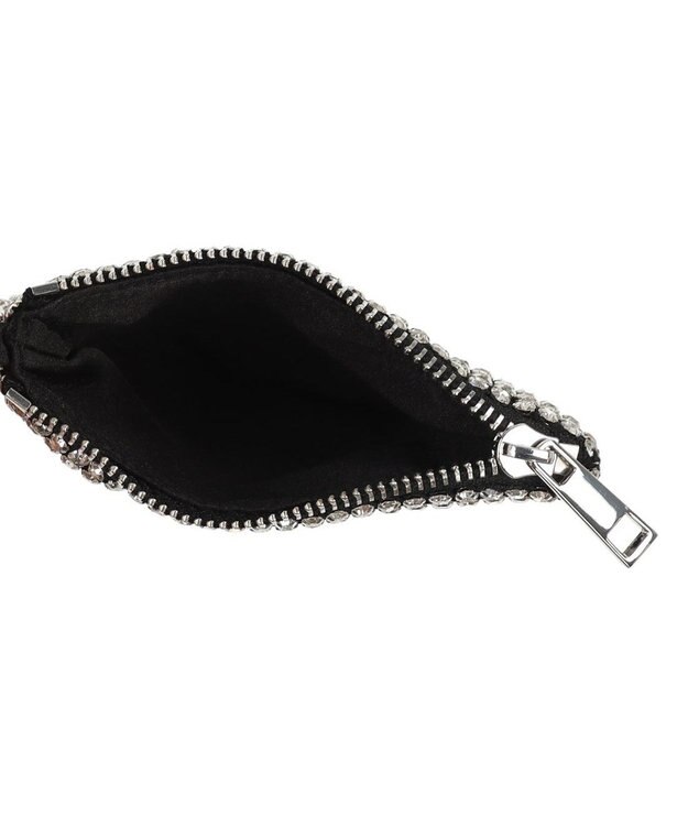 UNBILLION VERYコラボ カシュカシュ cachecache / ラインストーンストラップポーチセット ブラック