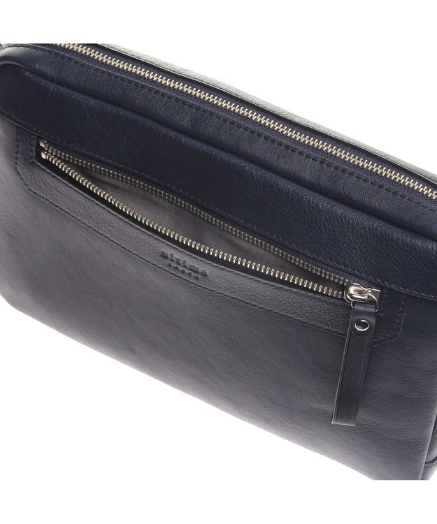 ACE BAGS & LUGGAGE ultima TOKYO ウルティマ トーキョーケヴィン セカンドバッグ ソフトタイプ クラッチバッグ レザー 77992 ネイビー