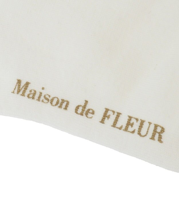 Maison de FLEUR チュールボリュームフリルソックス Ivory