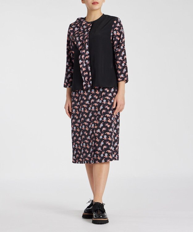 Paul Smith 【オンラインショップ限定】Mini Burle Paisley スカート ブラック