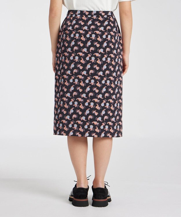Paul Smith 【オンラインショップ限定】Mini Burle Paisley スカート ブラック