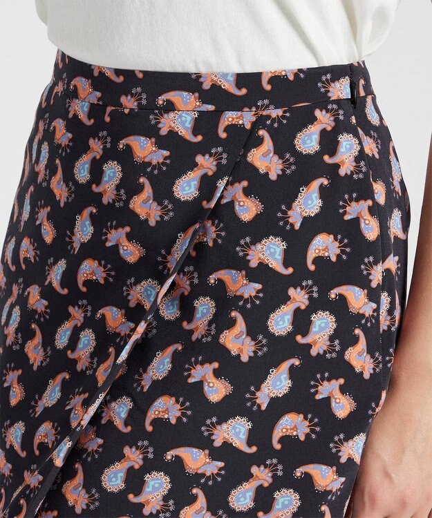 Paul Smith 【オンラインショップ限定】Mini Burle Paisley スカート ブラック