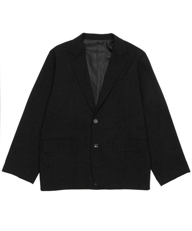 WEGO 【フォーマル/セットアップ対応】シングルテーラードジャケット ブラック