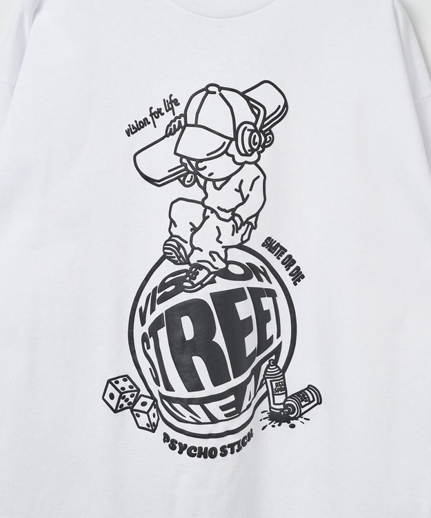 WEGO VISIONグラフィックT（S） 柄1