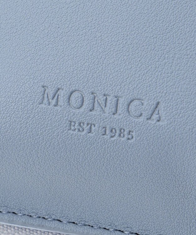 LA BAGAGERIE 【MONICA】バイカラー スマホショルダー ブルー