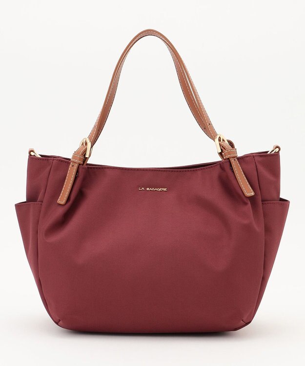 LA BAGAGERIE ポリエステルキャンバス　2WAYミニトート ワイン