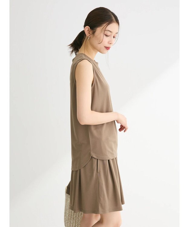 Green Parks ・ＳＵＧＡＲ　ＳＰＯＯＮ【ラッシュガード】ノースリーブ Gray Beige