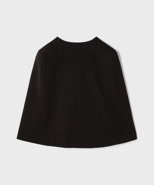 GRACE CONTINENTAL トリアセケープスリーブジャケット ブラック