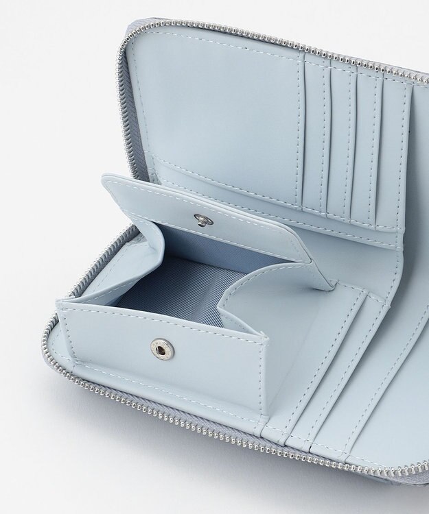 LA BAGAGERIE 【MONICA】バイカラー スマホショルダー ブルー