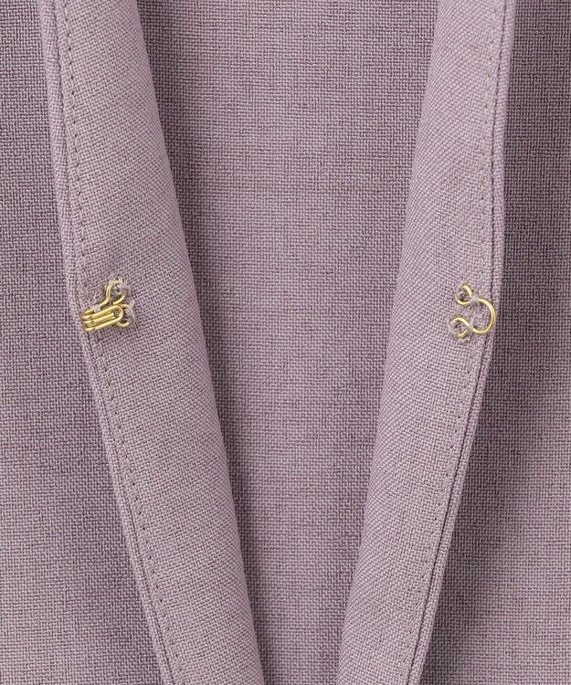 ANY SIS 【セットアップ対応】リネンライク ジレ ラベンダー