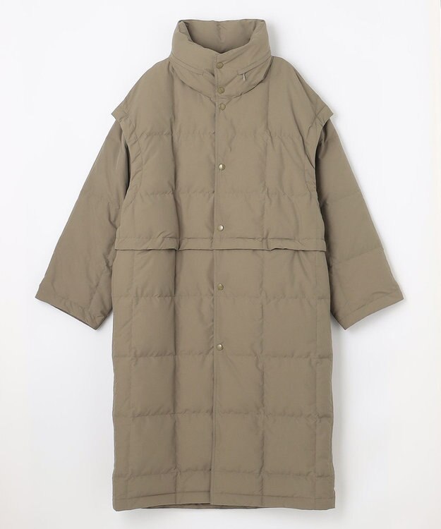 NAVE カスタムダウンコート カーキ系